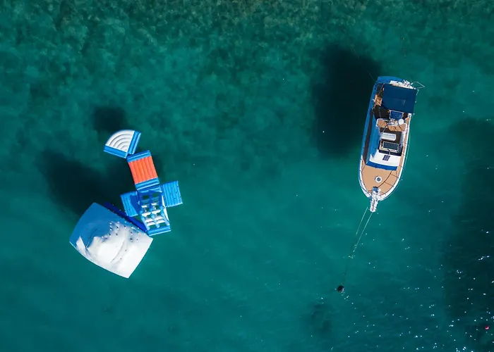 House Danica - & Tavern Bain, Free Transport, Pool, Island Of Zut - Kornati * Pristanisce